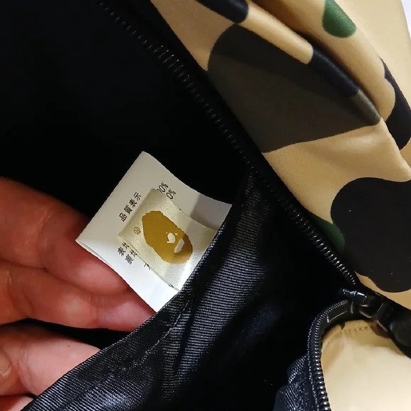 Bape Camo Shark Backpack - Green/Beige/Black - Picture 3 of 4